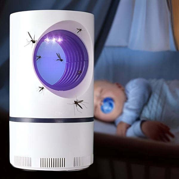 LED uodų gaudyklė – Tylus ir saugus sprendimas | BUZZOFF