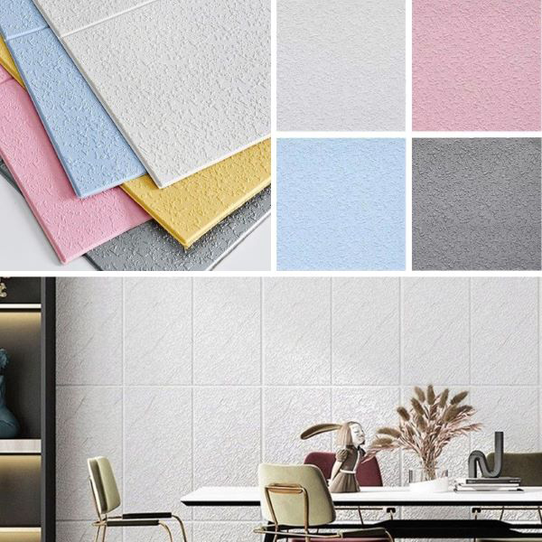 Vandeniui atsparūs lipnūs 3D tapetai (5 vnt.) | FORMWALL