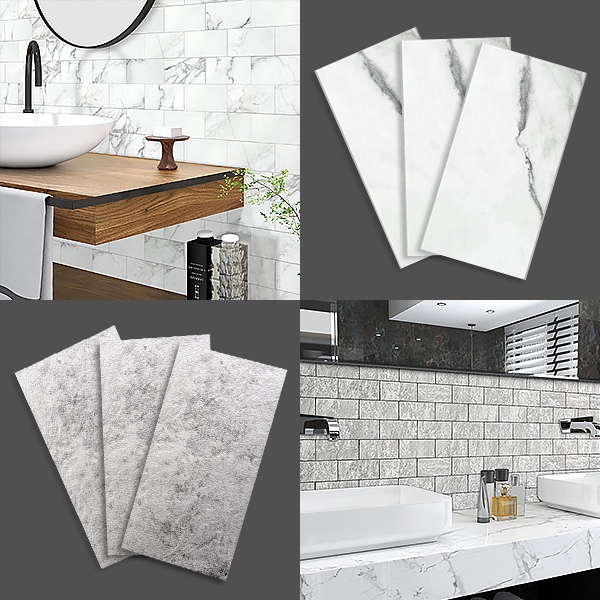 3D lipnios sienų plytelės (10 vnt.) | INSTATILE