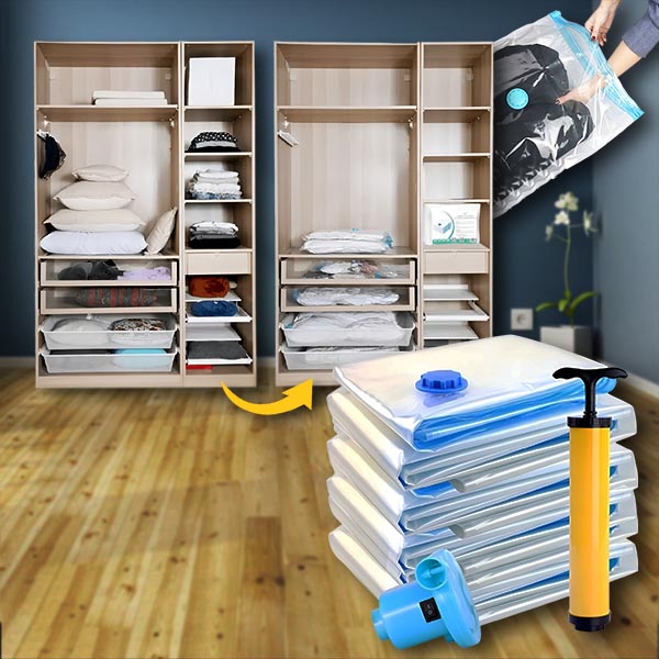 Vakuuminiai maišai drabužiams (7 vnt.) | VACKBAGS