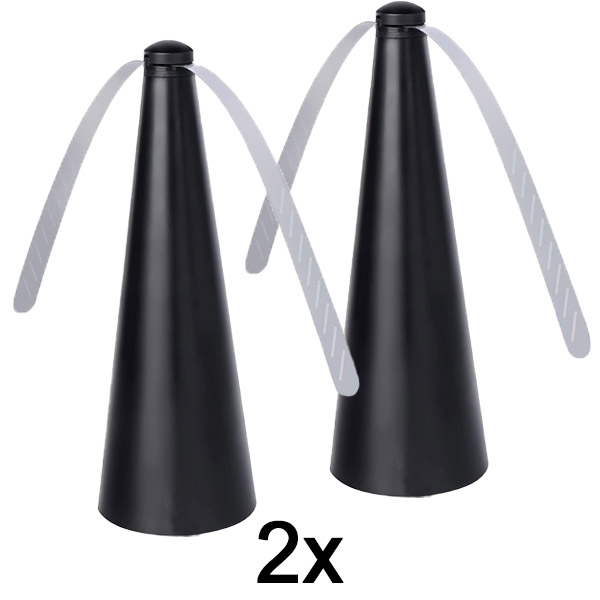 2x Museles atbaidantis ventiliatorius – be chemikalų, be purškalų, laiko muses toliau nuo maisto ir stalų | FLYBEGONE