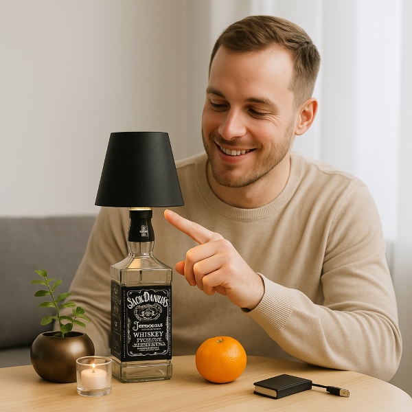 Butelio lempa, kuri pakeičia bet kurią erdvę | BOTLAMPI