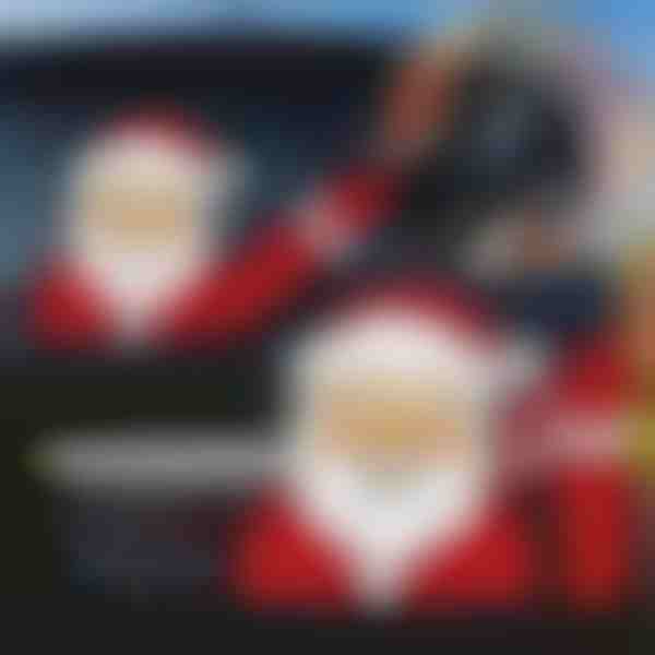 Automobilio galinio valytuvo lipdukas Kalėdų Senelis | SANTAWIPER