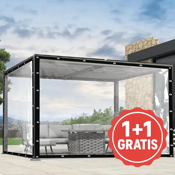 Terasos uždangalas – Pastatomas per 5 minutes, be gręžimo | COVERKA 1+1 NEMOKAMAI