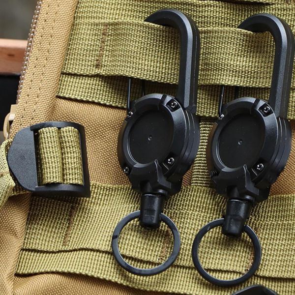 Ištraukiamas vielinis raktų pakabukas (2 vnt.) | TACTKEY